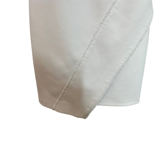 Cinq A Sept Size 2 White Josie Fringe Asymmetrical Mini Dress - Picture 6 of 9